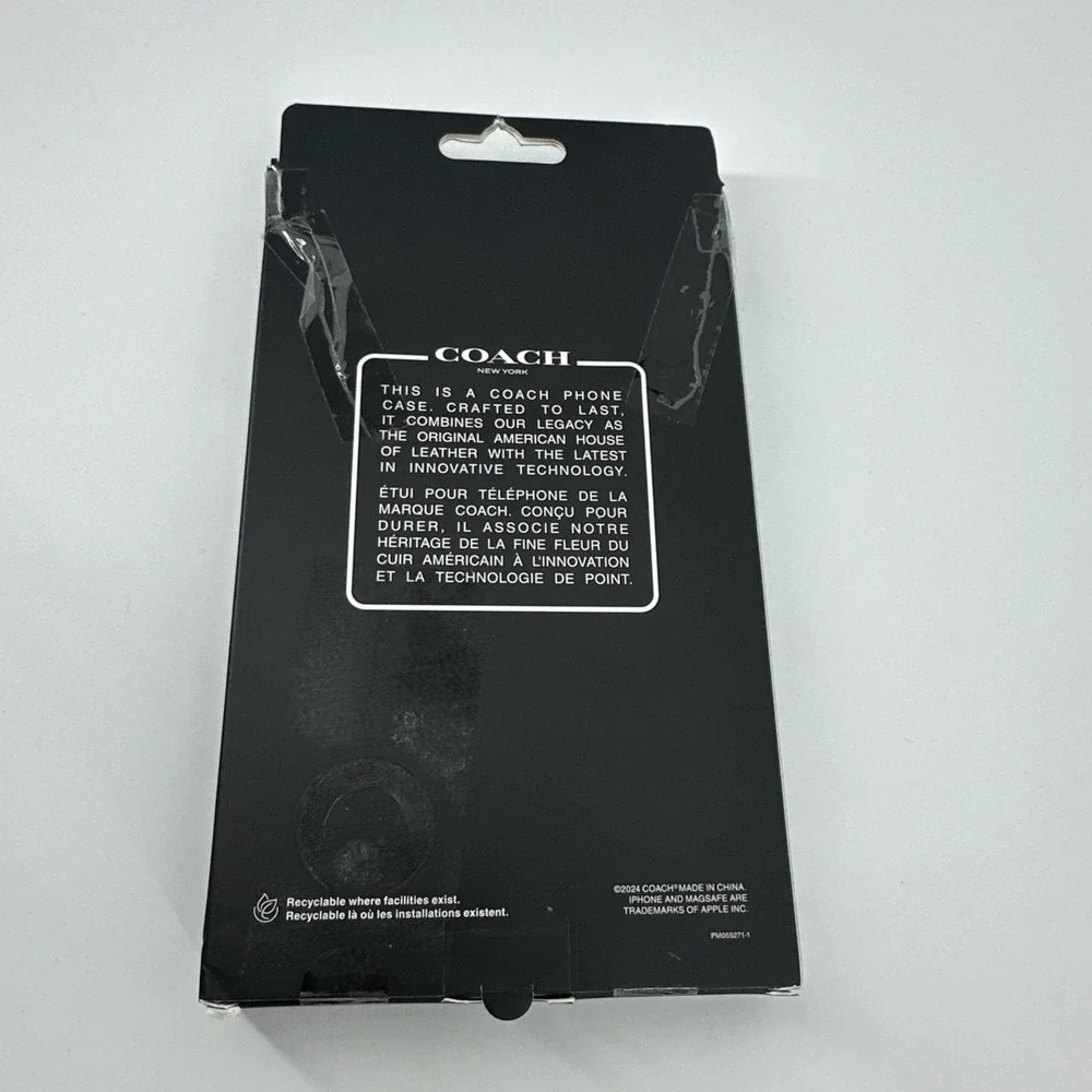 Coach Protective Case with Magsafe For iPhone‎ 15 Pro Max Clear/Multi